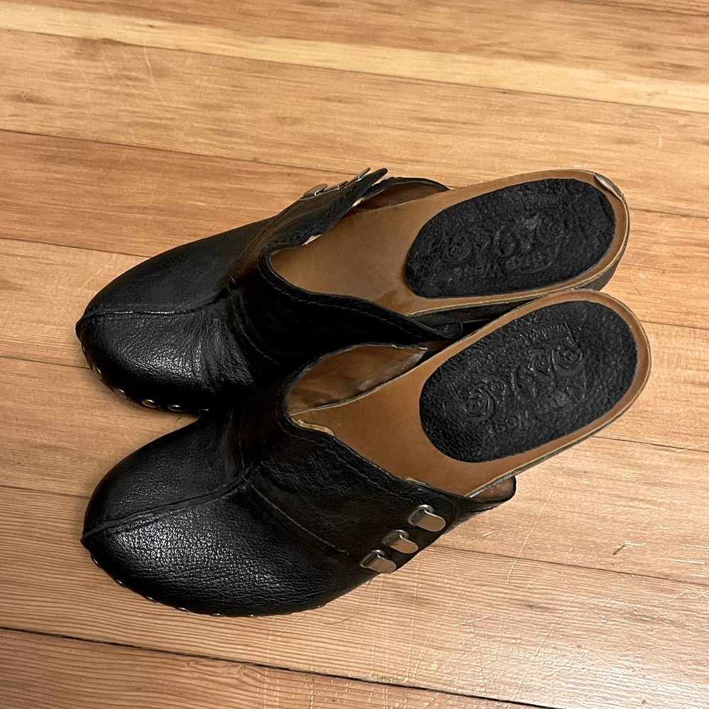 Nine West leather clogs - Picture 2 of 2